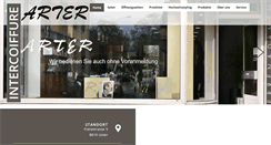 Desktop Screenshot of intercoiffure-arter.ch